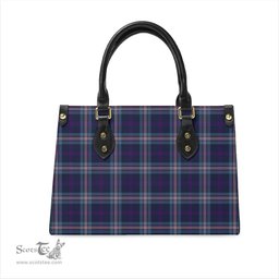 Scottish Nevoy Tartan Leather Bag for Women Scottish Plaid Tartan Plaid - ScotsTee - scotstee.com