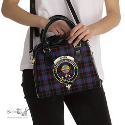 Scottish Nairn Tartan Shoulder Handbags with Family Crest Scottish Plaid Tartan Plaid - ScotsTee - scotstee.com