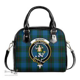 Scottish Murray of Elibank Tartan Shoulder Handbags with Family Crest Scottish Plaid Tartan Plaid - ScotsTee - scotstee.com