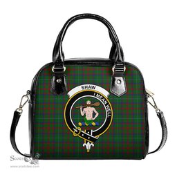 Scottish Shaw of Tordarroch Green Hunting Tartan Shoulder Handbags with Family Crest Scottish Plaid Tartan Plaid - ScotsTee - scotstee.com