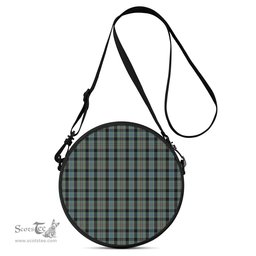 Scottish Ogilvie (Ogilvy) Hunting Tartan Round Crossbody Bags - Round Purse Scottish Plaid Tartan Plaid - ScotsTee - scotstee.com