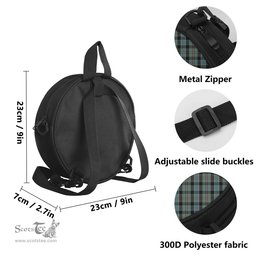 Scottish Ogilvie (Ogilvy) Hunting Tartan Round Crossbody Bags - Round Purse Scottish Plaid Tartan Plaid - ScotsTee - scotstee.com