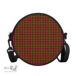 Scottish Skene Modern Tartan Round Crossbody Bags - Round Purse Scottish Plaid Tartan Plaid - ScotsTee - scotstee.com