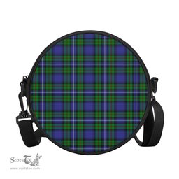 Scottish Robertson Hunting Modern Tartan Round Crossbody Bags - Round Purse Scottish Plaid Tartan Plaid - ScotsTee - scotstee.com