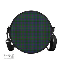 Scottish Wood Tartan Round Crossbody Bags - Round Purse Scottish Plaid Tartan Plaid - ScotsTee - scotstee.com