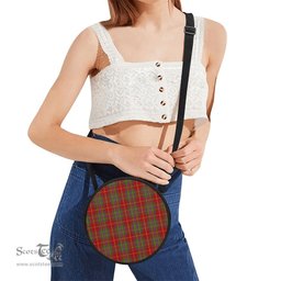 Scottish Wren Tartan Round Crossbody Bags - Round Purse Scottish Plaid Tartan Plaid - ScotsTee - scotstee.com