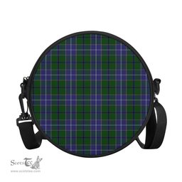 Scottish Wishart Hunting Tartan Round Crossbody Bags - Round Purse Scottish Plaid Tartan Plaid - ScotsTee - scotstee.com
