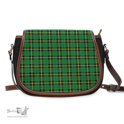 Scottish Wallace Hunting Green Tartan Saddle Crossbody Bag Scottish Plaid Tartan Plaid - ScotsTee - scotstee.com