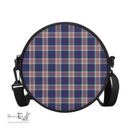 Scottish Stewart of Appin Hunting Dress Tartan Round Crossbody Bags - Round Purse Scottish Plaid Tartan Plaid - ScotsTee - scotstee.com