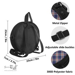 Scottish Stewart of Appin Hunting Dress Tartan Round Crossbody Bags - Round Purse Scottish Plaid Tartan Plaid - ScotsTee - scotstee.com