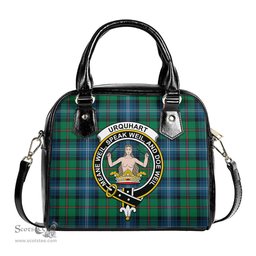 Scottish Urquhart Ancient Tartan Shoulder Handbags with Family Crest Scottish Plaid Tartan Plaid - ScotsTee - scotstee.com