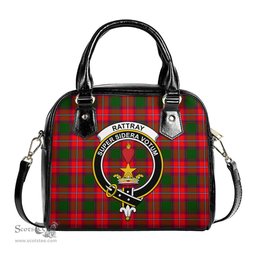 Scottish Rattray Modern Tartan Shoulder Handbags with Family Crest Scottish Plaid Tartan Plaid - ScotsTee - scotstee.com