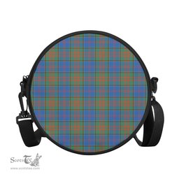 Scottish Stewart of Appin Hunting Ancient Tartan Round Crossbody Bags - Round Purse Scottish Plaid Tartan Plaid - ScotsTee - scotstee.com