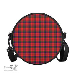 Scottish Robertson Modern Tartan Round Crossbody Bags - Round Purse Scottish Plaid Tartan Plaid - ScotsTee - scotstee.com
