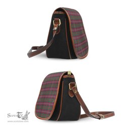 Scottish Stewart of Bute Hunting Tartan Saddle Crossbody Bag Scottish Plaid Tartan Plaid - ScotsTee - scotstee.com