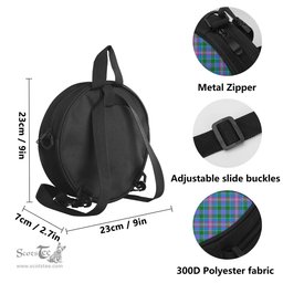 Scottish Ralston Tartan Round Crossbody Bags - Round Purse Scottish Plaid Tartan Plaid - ScotsTee - scotstee.com