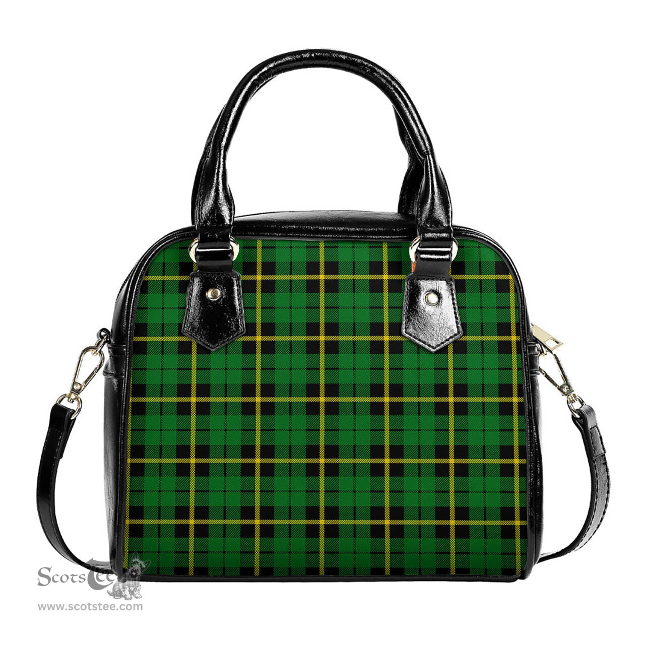 Scottish Wallace Hunting Green Tartan Shoulder Handbags Scottish Plaid Tartan Plaid - ScotsTee - scotstee.com