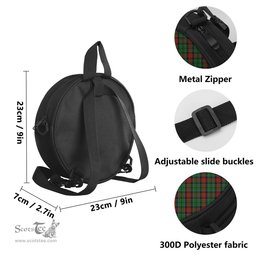 Scottish Walker James Tartan Round Crossbody Bags - Round Purse Scottish Plaid Tartan Plaid - ScotsTee - scotstee.com