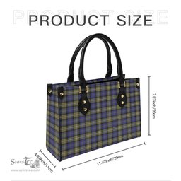 Scottish Rennie Tartan Leather Bag for Women Scottish Plaid Tartan Plaid - ScotsTee - scotstee.com