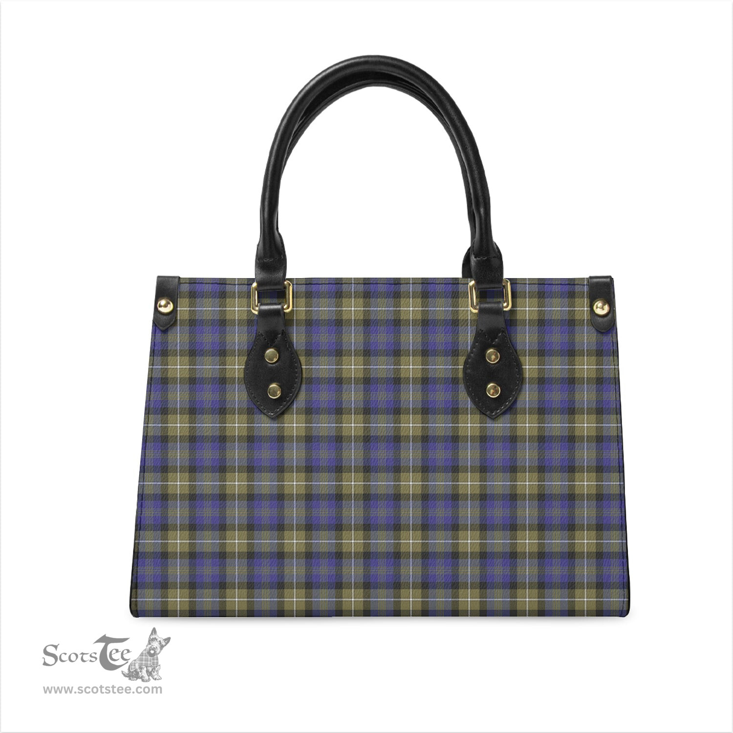 Scottish Rennie Tartan Leather Bag for Women Scottish Plaid Tartan Plaid - ScotsTee - scotstee.com