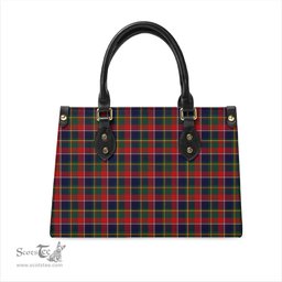 Scottish Quebec Province Canada Tartan Leather Bag for Women Scottish Plaid Tartan Plaid - ScotsTee - scotstee.com