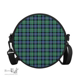 Scottish Rose Hunting Ancient Tartan Round Crossbody Bags - Round Purse Scottish Plaid Tartan Plaid - ScotsTee - scotstee.com
