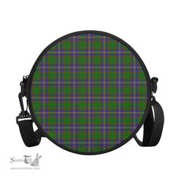 Scottish Strange of Balkaskie Tartan Round Crossbody Bags - Round Purse Scottish Plaid Tartan Plaid - ScotsTee - scotstee.com