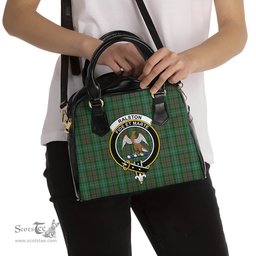 Scottish Ralston USA Tartan Shoulder Handbags with Family Crest Scottish Plaid Tartan Plaid - ScotsTee - scotstee.com
