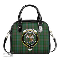Scottish Ralston USA Tartan Shoulder Handbags with Family Crest Scottish Plaid Tartan Plaid - ScotsTee - scotstee.com