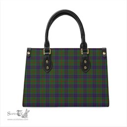 Scottish Stewart of Appin Hunting Tartan Leather Bag for Women Scottish Plaid Tartan Plaid - ScotsTee - scotstee.com