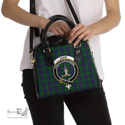 Scottish Shaw Tartan Shoulder Handbags with Family Crest Scottish Plaid Tartan Plaid - ScotsTee - scotstee.com