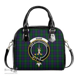 Scottish Shaw Tartan Shoulder Handbags with Family Crest Scottish Plaid Tartan Plaid - ScotsTee - scotstee.com