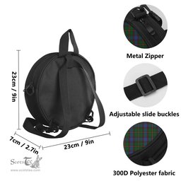 Scottish Skene Tartan Round Crossbody Bags - Round Purse Scottish Plaid Tartan Plaid - ScotsTee - scotstee.com