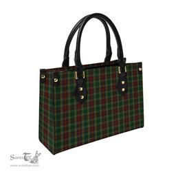 Scottish Waterford County Ireland Tartan Leather Bag for Women Scottish Plaid Tartan Plaid - ScotsTee - scotstee.com
