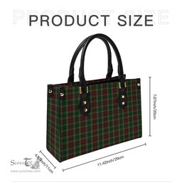 Scottish Waterford County Ireland Tartan Leather Bag for Women Scottish Plaid Tartan Plaid - ScotsTee - scotstee.com