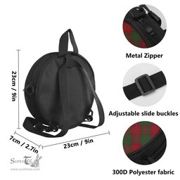 Scottish Stewart of Appin Tartan Round Crossbody Bags - Round Purse Scottish Plaid Tartan Plaid - ScotsTee - scotstee.com
