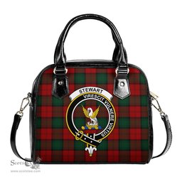 Scottish Stewart of Atholl Tartan Shoulder Handbags with Family Crest Scottish Plaid Tartan Plaid - ScotsTee - scotstee.com