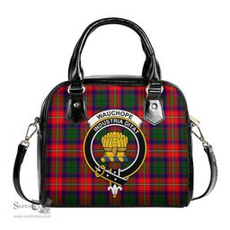 Scottish Wauchope Tartan Shoulder Handbags with Family Crest Scottish Plaid Tartan Plaid - ScotsTee - scotstee.com