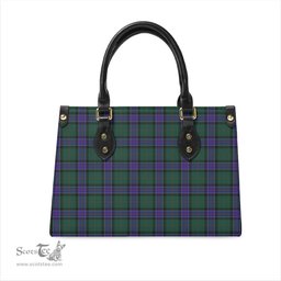 Scottish Sinclair Hunting Modern Tartan Leather Bag for Women Scottish Plaid Tartan Plaid - ScotsTee - scotstee.com