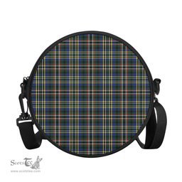 Scottish Scott Green Modern Tartan Round Crossbody Bags - Round Purse Scottish Plaid Tartan Plaid - ScotsTee - scotstee.com