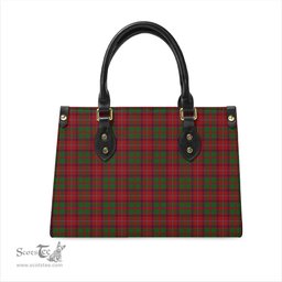Scottish Shaw of Tordarroch Red Dress Tartan Leather Bag for Women Scottish Plaid Tartan Plaid - ScotsTee - scotstee.com