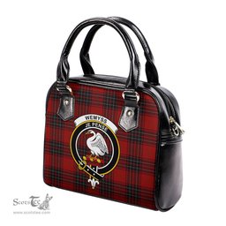 Scottish Wemyss Tartan Shoulder Handbags with Family Crest Scottish Plaid Tartan Plaid - ScotsTee - scotstee.com