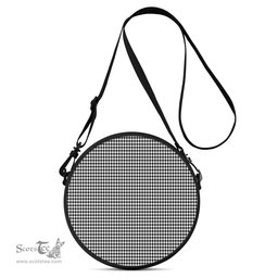 Scottish Shepherd Tartan Round Crossbody Bags - Round Purse Scottish Plaid Tartan Plaid - ScotsTee - scotstee.com