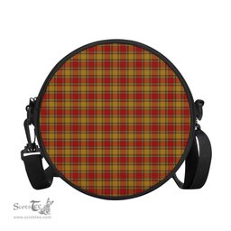 Scottish Scrymgeour Tartan Round Crossbody Bags - Round Purse Scottish Plaid Tartan Plaid - ScotsTee - scotstee.com