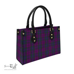 Scottish Wardlaw Tartan Leather Bag for Women Scottish Plaid Tartan Plaid - ScotsTee - scotstee.com