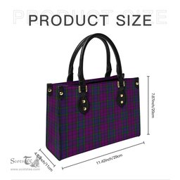 Scottish Wardlaw Tartan Leather Bag for Women Scottish Plaid Tartan Plaid - ScotsTee - scotstee.com