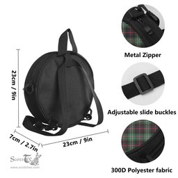 Scottish Rollo Hunting Tartan Round Crossbody Bags - Round Purse Scottish Plaid Tartan Plaid - ScotsTee - scotstee.com