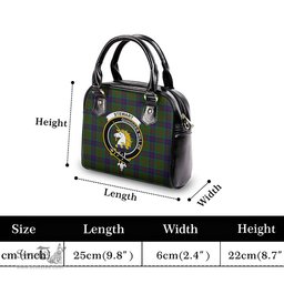 Scottish Stewart of Appin Hunting Tartan Shoulder Handbags with Family Crest Scottish Plaid Tartan Plaid - ScotsTee - scotstee.com