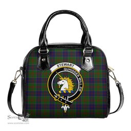 Scottish Stewart of Appin Hunting Tartan Shoulder Handbags with Family Crest Scottish Plaid Tartan Plaid - ScotsTee - scotstee.com