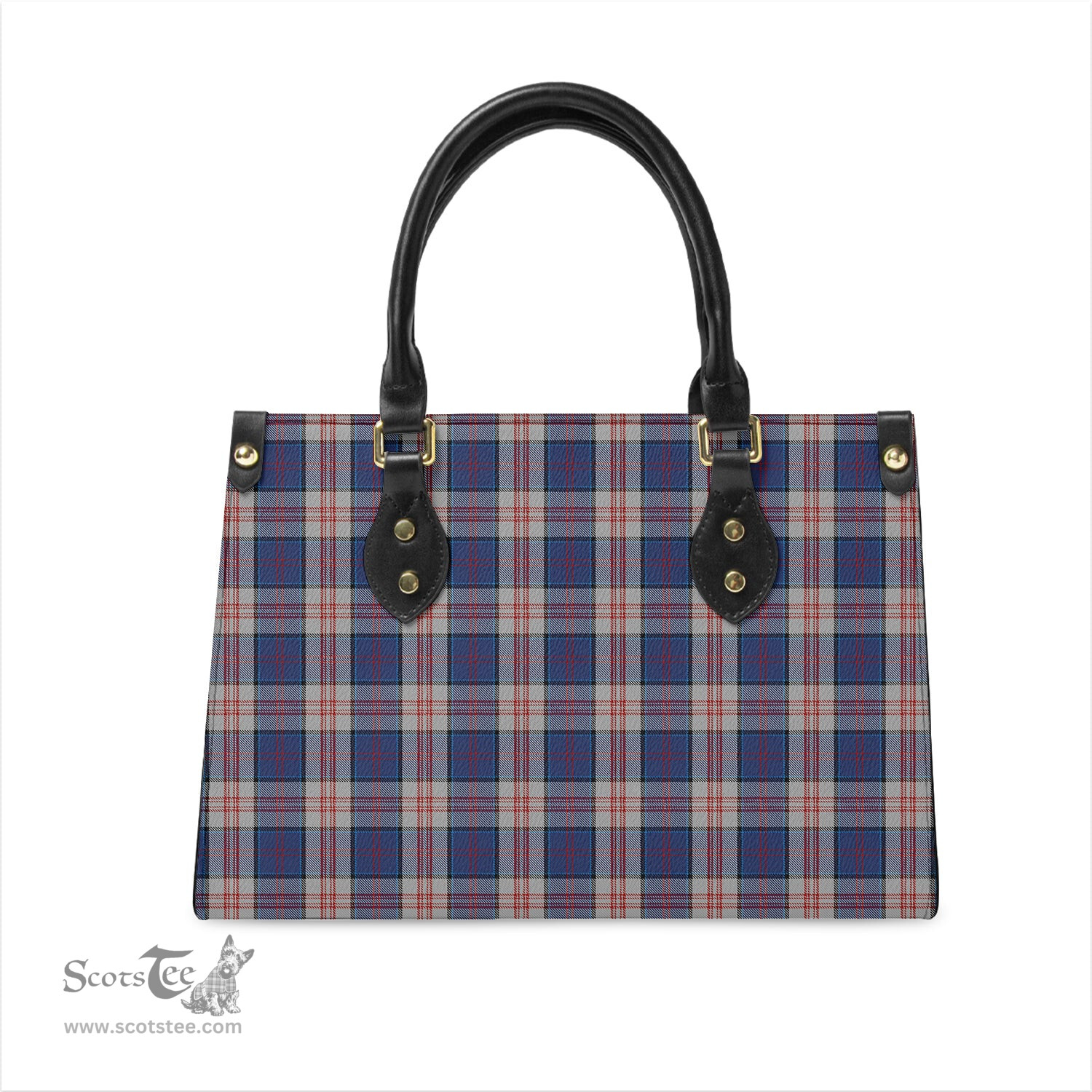 Scottish Stewart of Appin Hunting Dress Tartan Leather Bag for Women Scottish Plaid Tartan Plaid - ScotsTee - scotstee.com